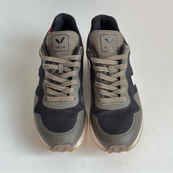 Veja Rio Branco Olive Green, Navy and Orange Shoes Size 8 - Picture 6 of 10